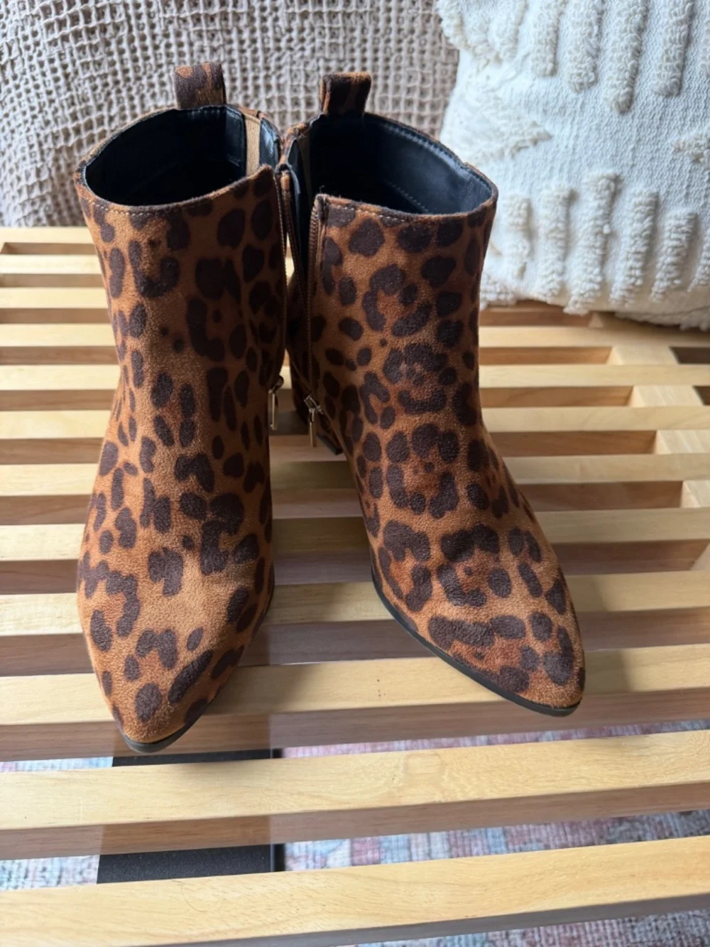 Leopard Boots size 6.5 NWOT A New Day